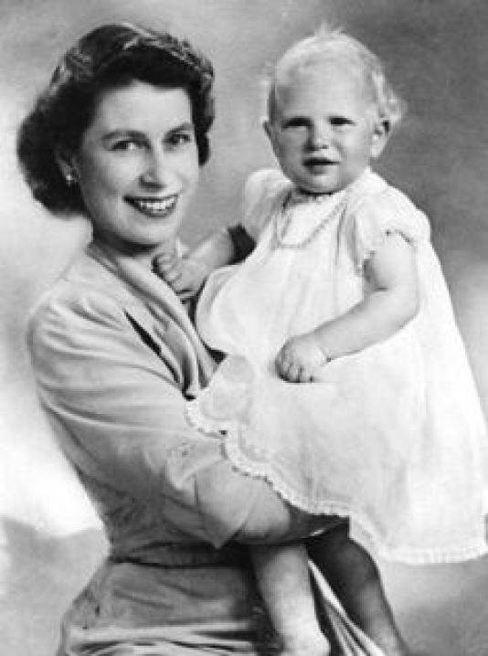 Princess Anne and mother